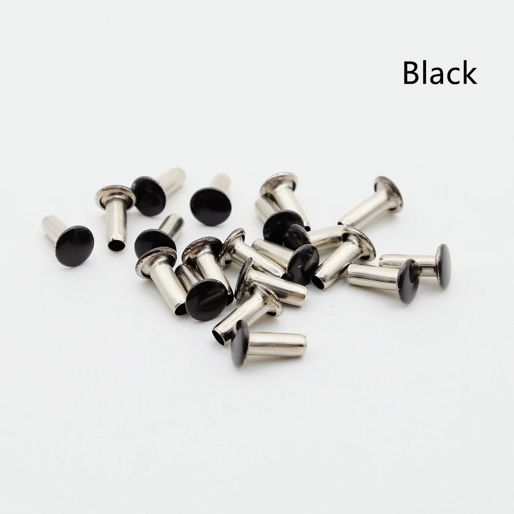 Colorful Metal Rivet Tool for Spiral Binder  Loose-Leaf Clip Silver/Bronze/Golden 10 Pairs/lot