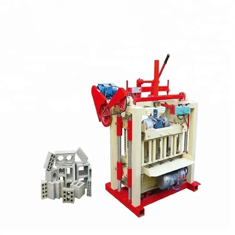 Motor Beton Cement Blok Making Machine Prijs Automatische Holle Klei Baksteen Making Machines te koop Goede prijs