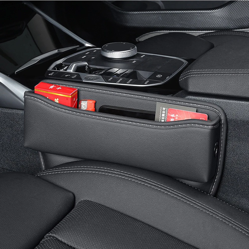 Multifunctional Car Front Seat Slit Catcher Side Seat Gap Filler Organizer Special Seat Crevice Storage Box Interior Accessories