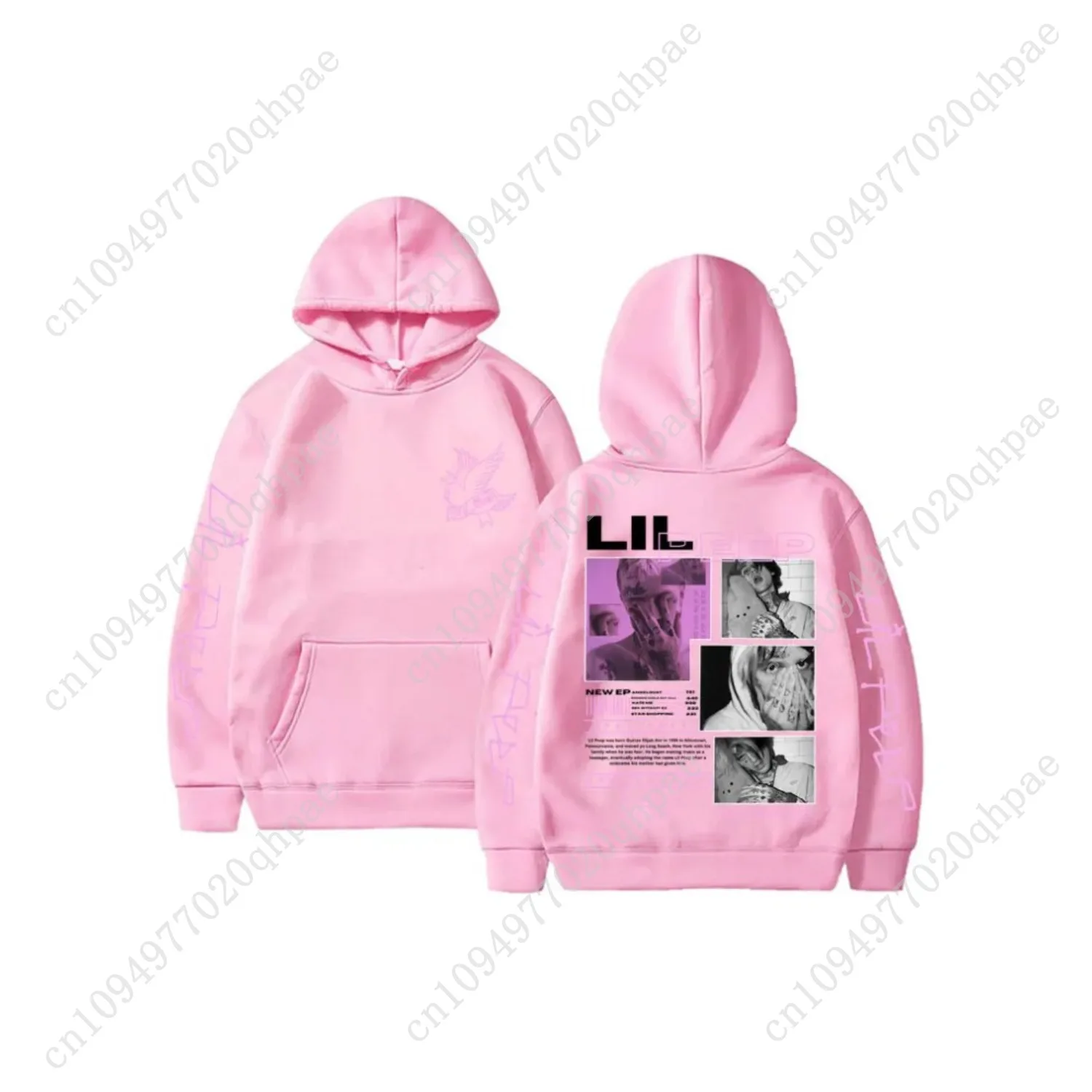 رائجة البيع جديد ليل اللمحة الجحيم الصبي Crybaby الهيب هوب الراب الجرافيك هوديي الرجال النساء Vintage البلوز المتضخم الذكور موضة الشارع الشهير #6