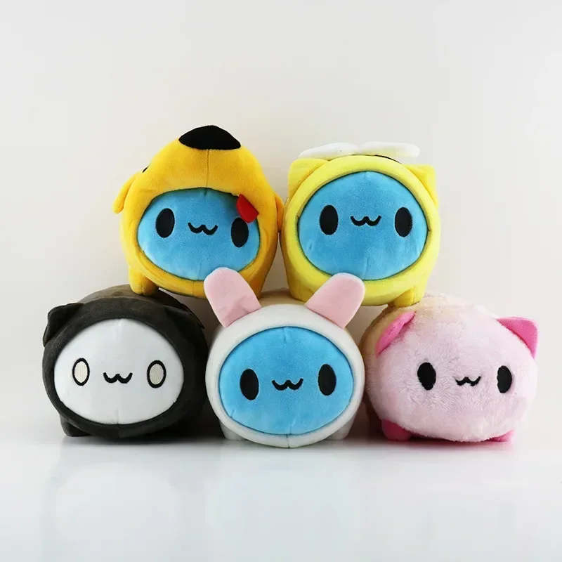 Bugcat Capoo juguetes de peluche para niños, 5 estilos Kawaii, Bug, gato, conejo, abeja, perro, almohada de peluche suave, regalos de cumpleaños