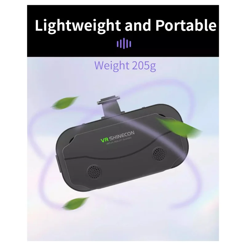 Ingenious-3D vr óculos portátil fone de ouvido montado na cabeça ajustável para 4.7-7.0 polegadas android telefones inteligentes óculos de realidade virtual