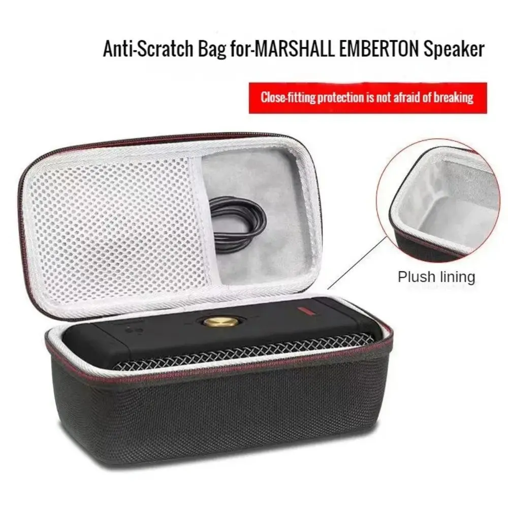 1Pcs Case Accessories Speaker Storage Bag Container Waterproof Hard EVA Case Anti-scratch for MARSHALL EMBERTON Speaker