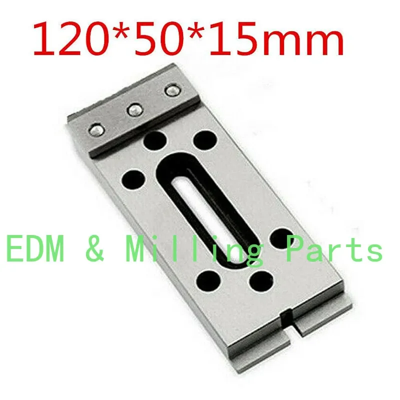 CNC Wire EDM Fixture Board Stainless Jig Tool SUS440 For Clamp And Level EDM PFB 120x50x15mm