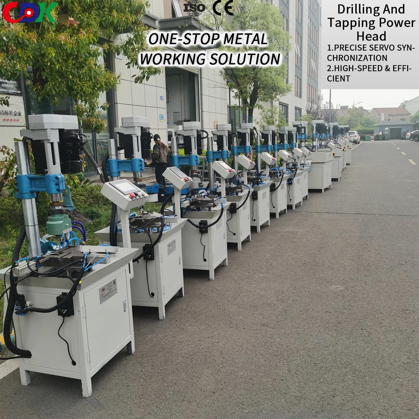 

High Efficiency Processing Pneumatic D74,92 Tapping Head Units 1.5kw for Automatic Vertical Horizontal Tapping Machine
