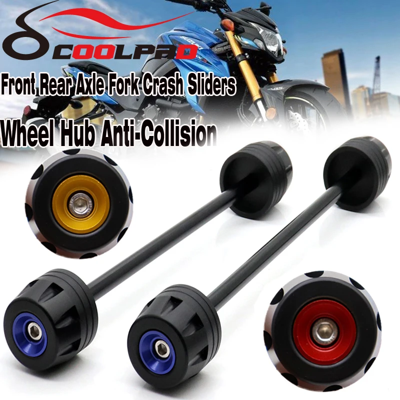 

Front Rear Axle Fork Crash Sliders For SUZUKI GSXR1300 HAYABUSA 1999-2022 Motorcycle Accessories Wheel Protector