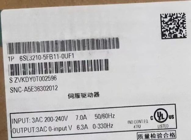 

Новый серводвигатель 6SL3210-5FB11-0UF1 (6SL3210 5FB11 0UF1), 1 шт., в наличии, быстрая доставка