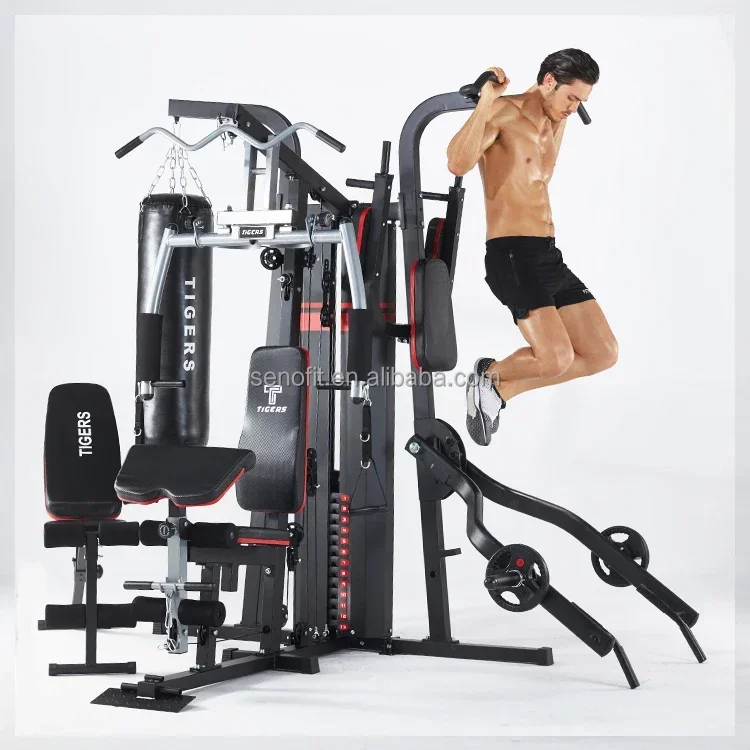 Home Multi Gym Fitness Equipment Comprehensive Training Large Combined Strength Workout Trainer Mutli Function Station