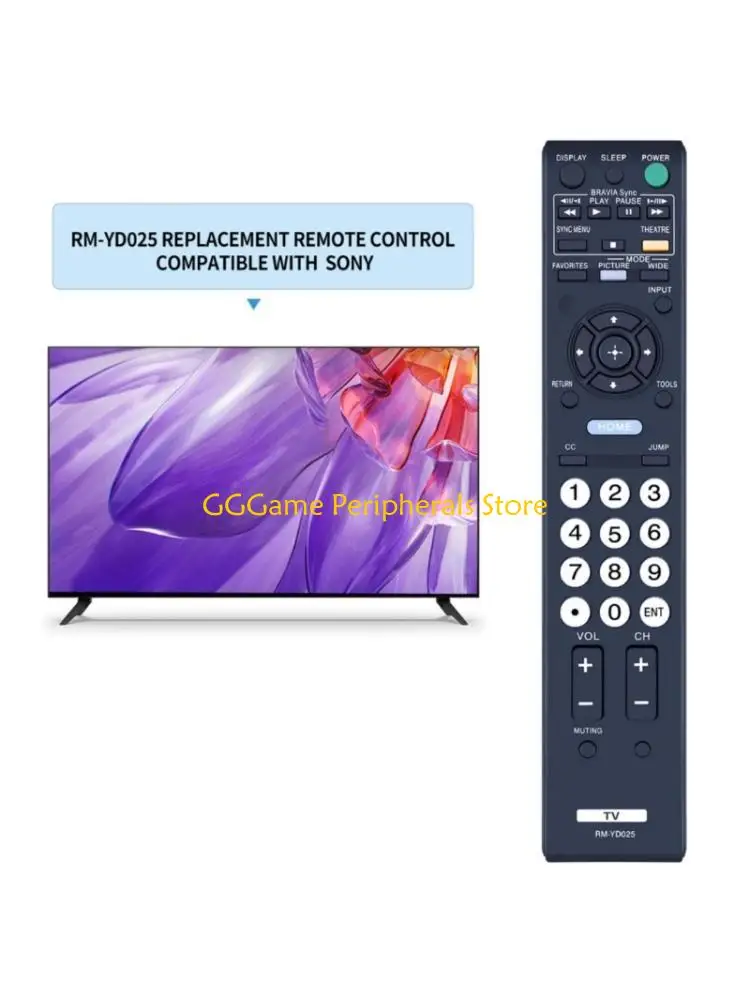 

U55B Replacement Remote Control for RM-YD025 Models Featuring Ergonomic Design and Touch Access for Enhances Control