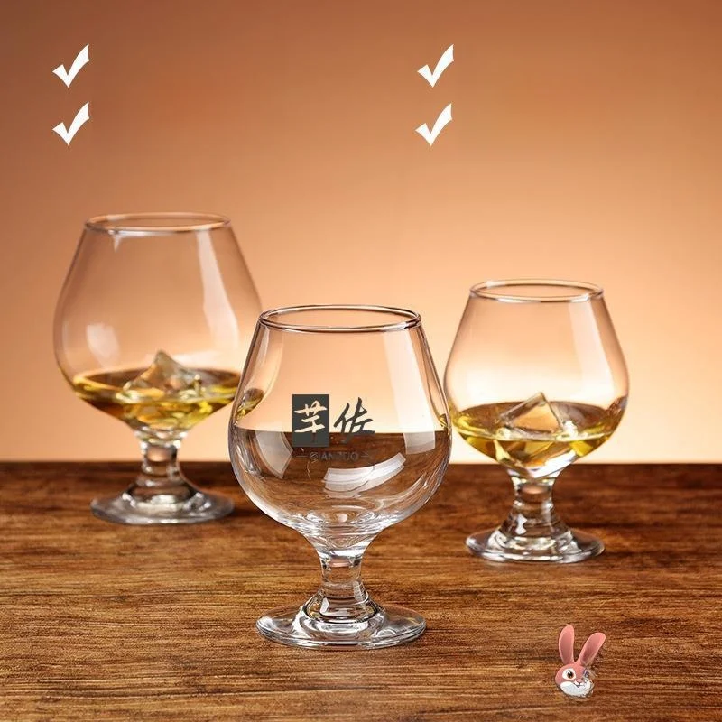 Juego de Vasos de Whi y Brandy Internacions de Tamaño Pequeño para Uso Doméstico, Copa de Vino Tinto de Tallo Corto, Co...