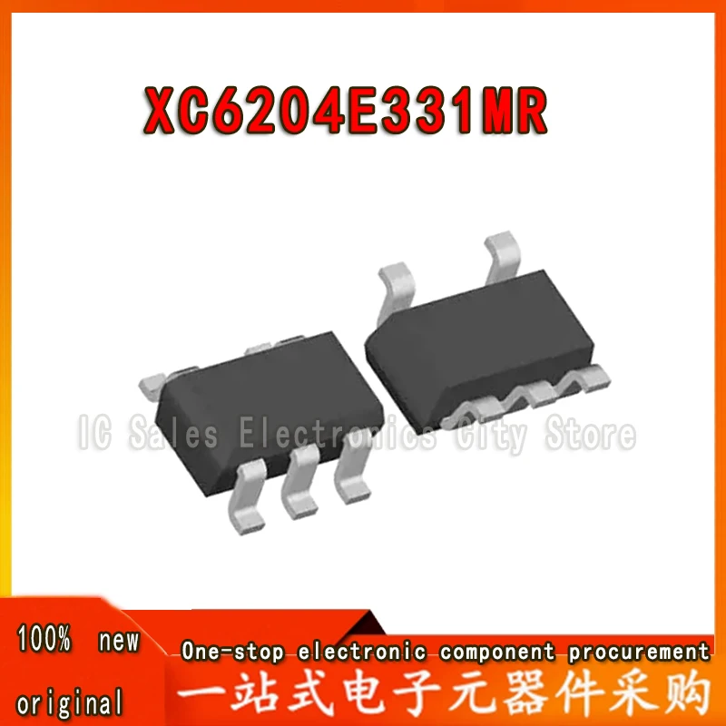 50pcs/Lot XC6204E331MR XC6204E331 4A2D SOT23-5  IC Best Quality