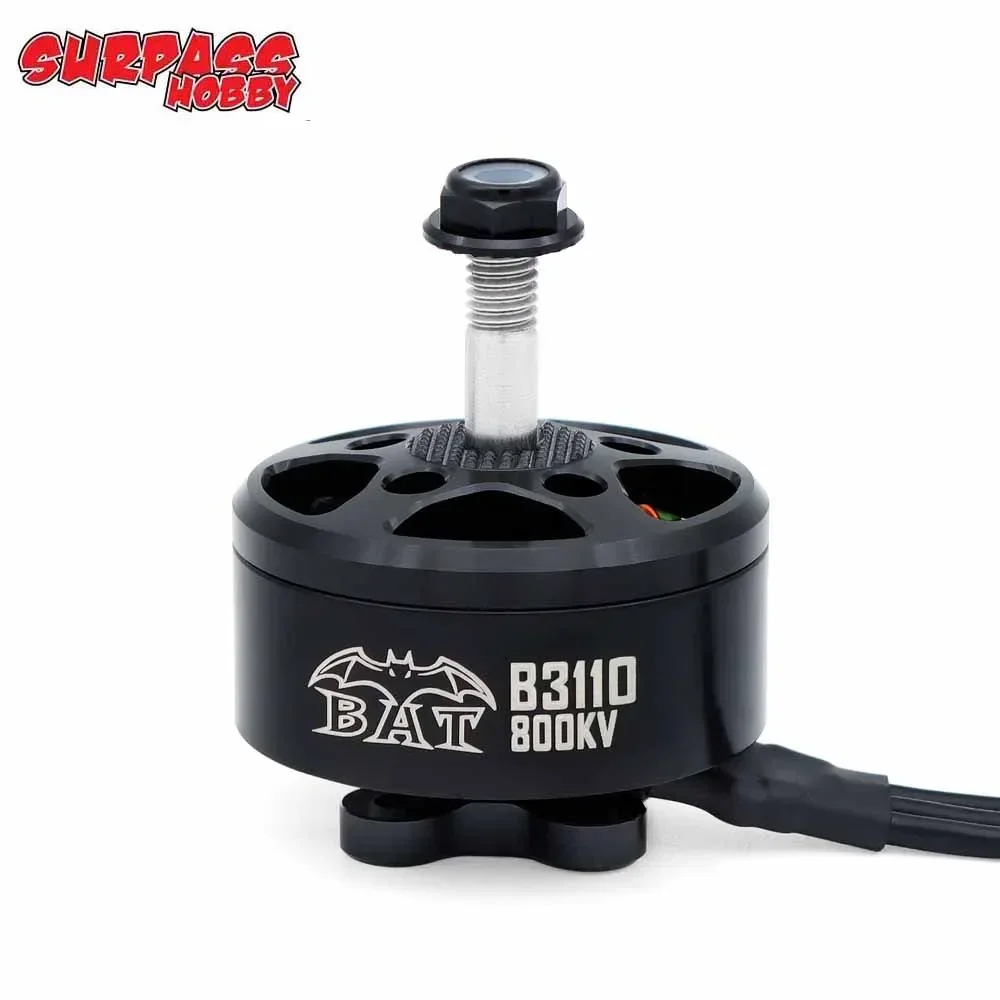 

Двигатель бесщеточный SURPASS HOBBY B3110 3110 800KV /1280KV /1580KV, совместимый с 6-8-дюймовым пропеллером для гоночного дрона RC FPV