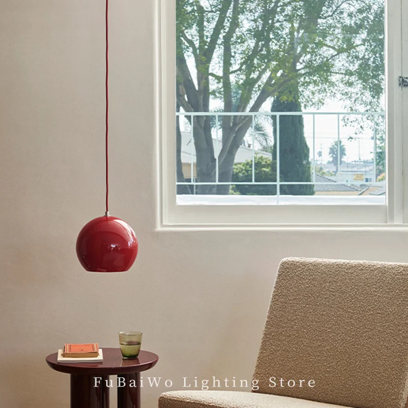 

Nordic Danish Style Round Bud Pendant Lamp Italian Original Designer Modern Minimalist Chandelier for Dining Room Bar Bedroom