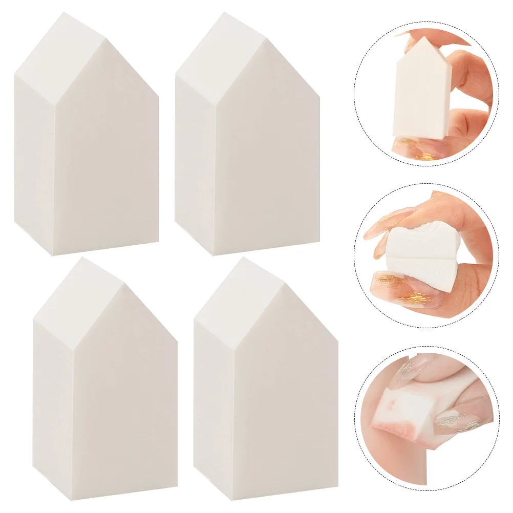 50 Pcs Small Arrow Puff Makeup Supplies Foundation Sponge Blender Latex Girl Powder Natural Clean Synthetic Cosmetics