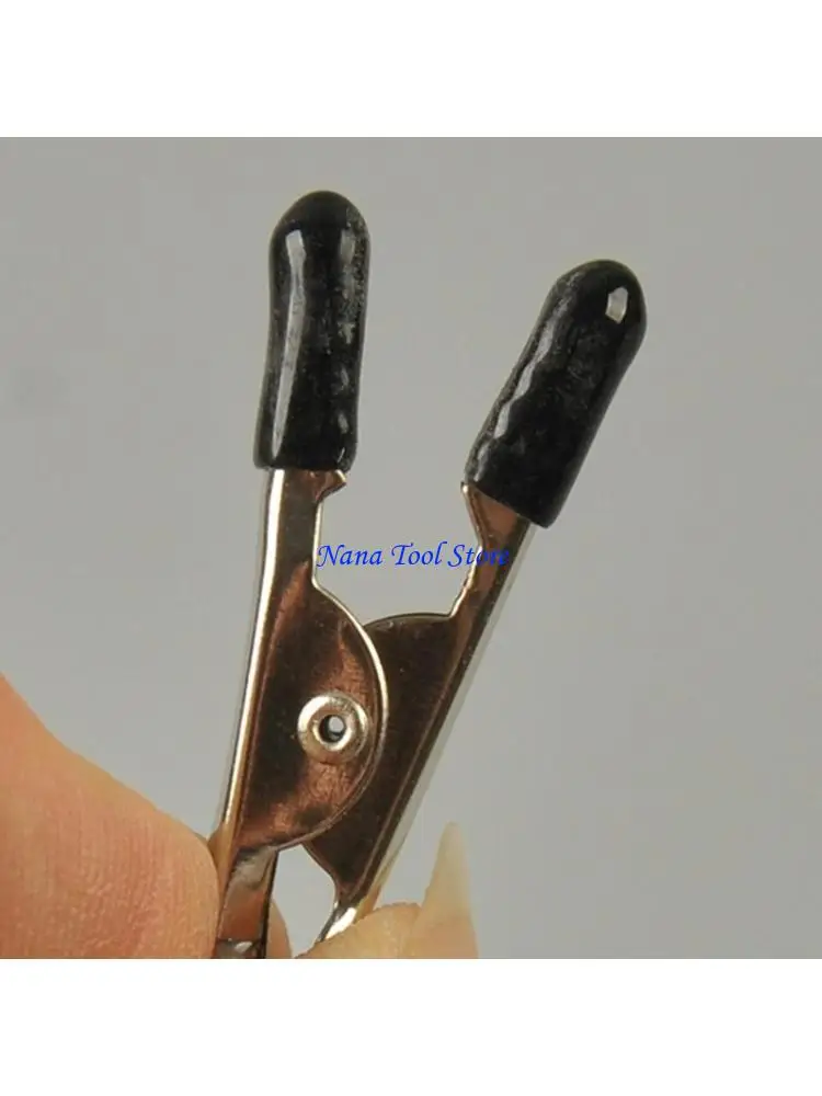 31GJ Model Painting Tool Set 20Pcs Metal Alligators Clip and Base for Airbrushes Model Crafting Part