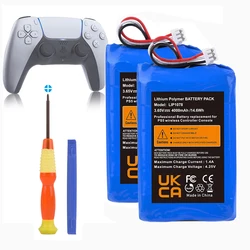 PS5 Controller Battery, 4000mAh LIP1708 Battery Replacement for Sony PS5 PlayStation 5 DualSense CFI-ZCT1W Wireless Controller