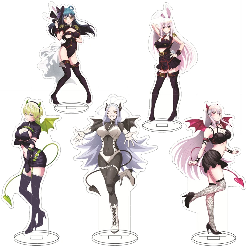 16CM Anime Acryl-Standfigur Geketteter Soldat Wakura Yūki Uzen Kyōka Azuma Himari Suruga Shushu Cosplay-Figur Ornamente Geschenke