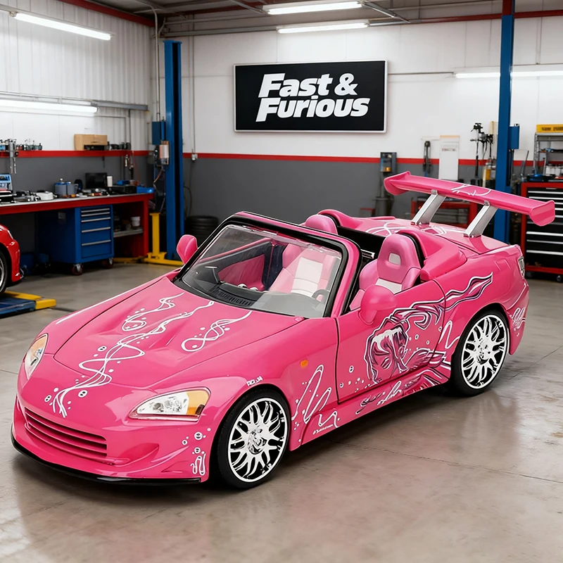 

JADA 1:24 Fast & Furious Suki'S S2000, легкосплавный автомобиль, литье под давлением и игрушечный транспорт, модель автомобиля, миниатюрная масштабная модель автомобиля для детей
