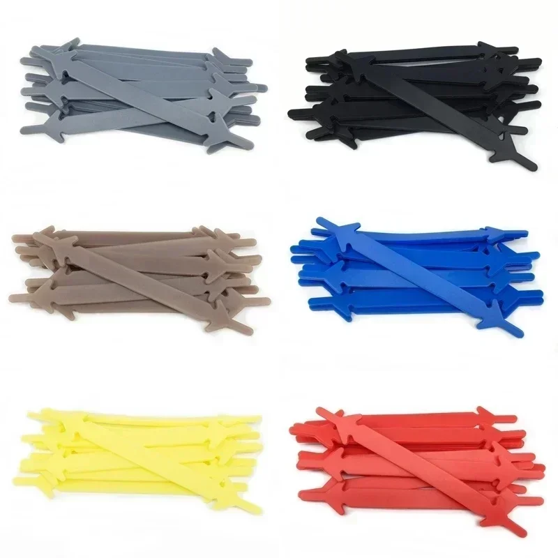 NEW 12pcs/lot Silicone Shoelaces No Tie Elastic Shoe Laces Special Shoestrings for Kid/Adult Lacing Rubber Sneakers Shoe Lace image 6