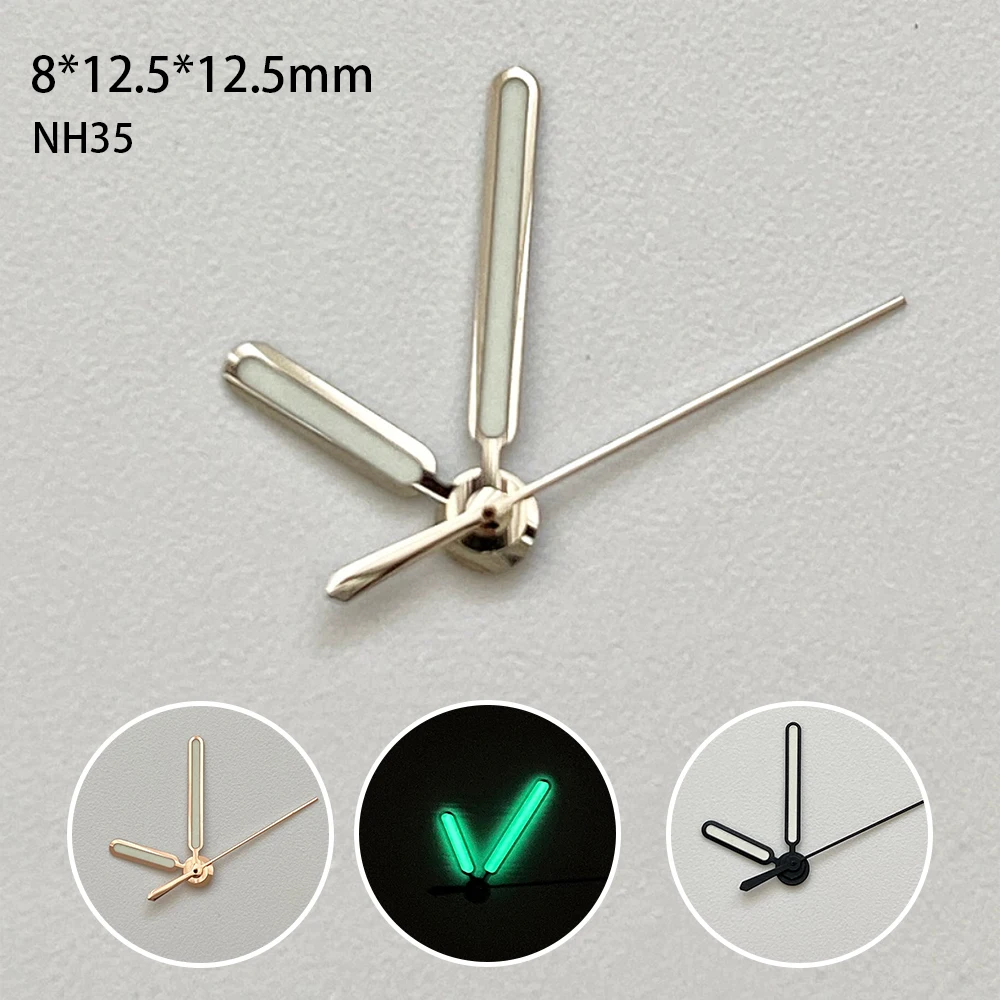 

Watch Hands Watch Needles With Green Luminous Suitable For NH35/NH36/4R/7S Movement Watches Accessories