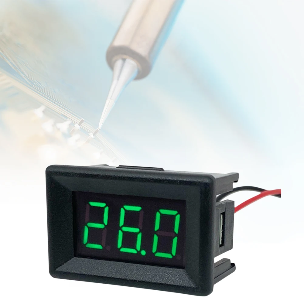 DC0-30V 0.36inch 2-Wire Voltmeter Tester Digital LED Mini Display Module LED Digital Voltmeter for Car Motor Vehicle Tools