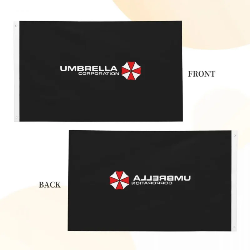 Umbrella Corporation Flag Indoor Outdoor Banner 2 Grommets Decoration Double Sided 2x3 3x5 4x6 FT Flags