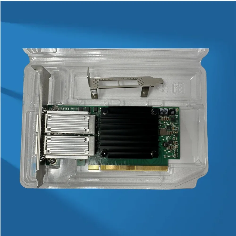 MCX414A-BCAT ConnectX-4 EN Dual Port 40/56GbE PCIe Network Adapter Card, Low Latency RDMA, RoCE, VXLAN, for Enterprise