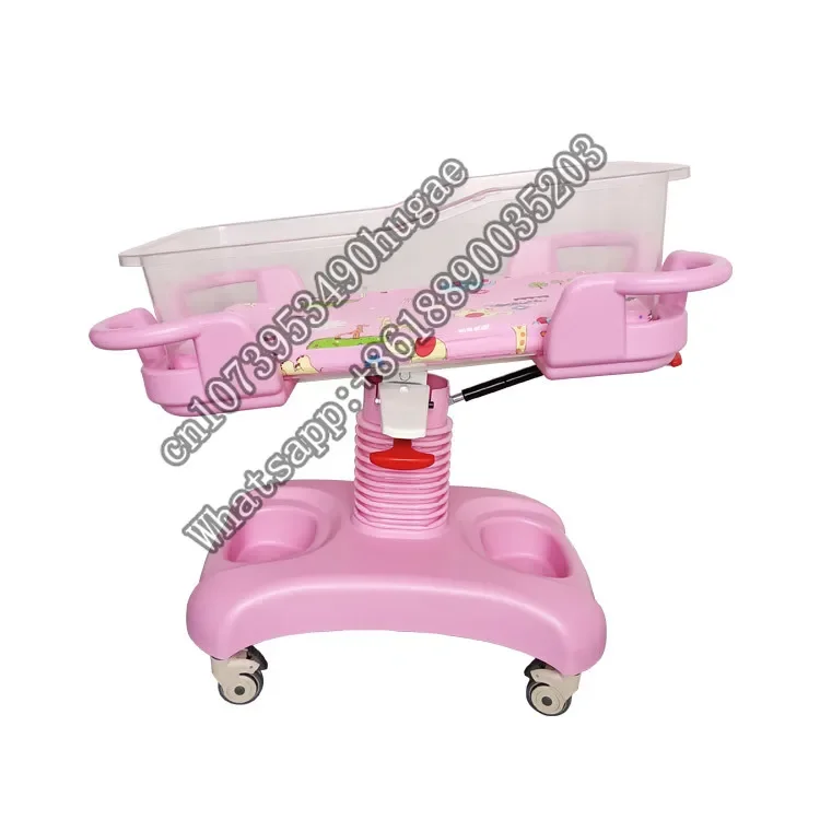 Hospital adjustable infant crib medical ABS newborn baby cot