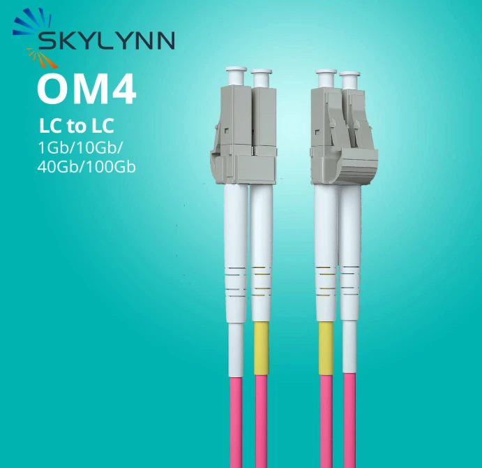 

1 м/2 м LC UPC OM4 патчкорд многомодовый дуплексный диаметр 2,0 мм волоконно-оптический патчкорд высокое качество 10 шт. 1/10/40/100 ГБ