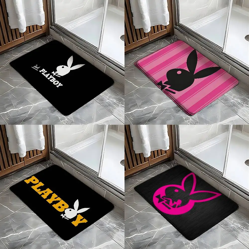Cartoon Rabbit Fashion Logo Entry Door Floor Mat Festive Decorations Carpet Bathroom Anti-slip Mat Entrance Doormat