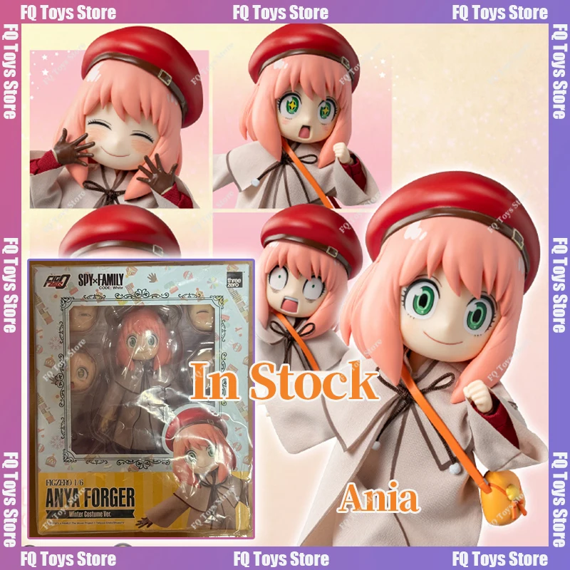 

In Stock FigZero Spy Play House Codename: White Ania Fudge Winter Clothes Version Animation Model Toy Collectible Gift