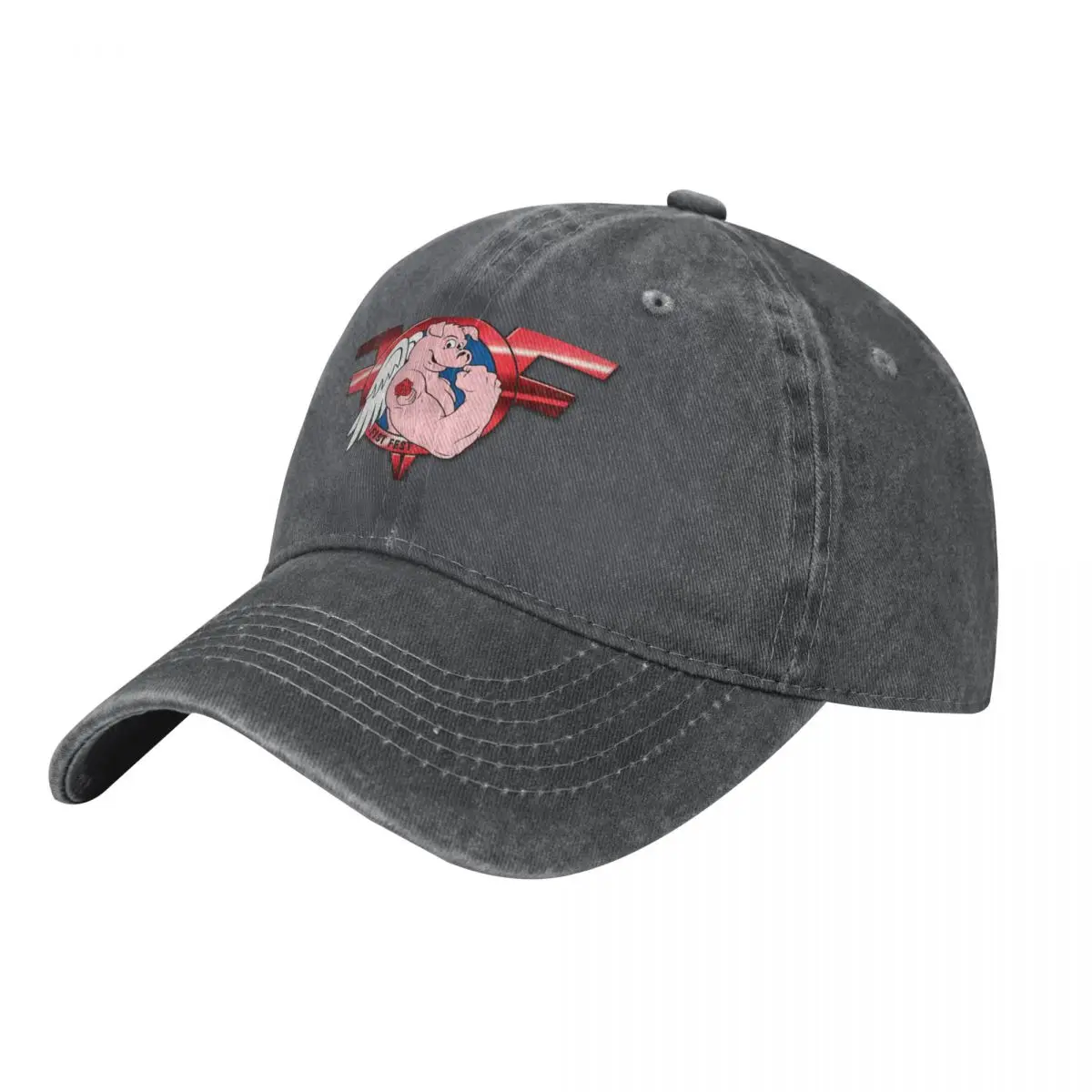 Fist Fest Logo in red chrome Baseball Cap Anime Golf Cap Caps Male Women's