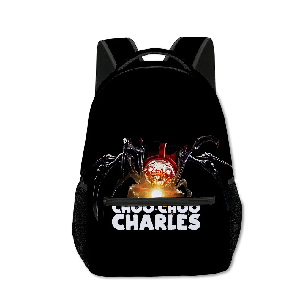 

Harajuku Novelty Choo-Choo Charles student Bookbag Notebook Backpacks 3D Print Oxford Waterproof Boys/Girls Travel Backpacks