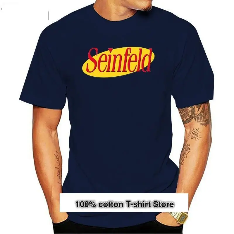 

Camiseta de algodón con Logo de Seinfeld para hombre, camisa de los 90, Serie de Televisión, 2021, 2021