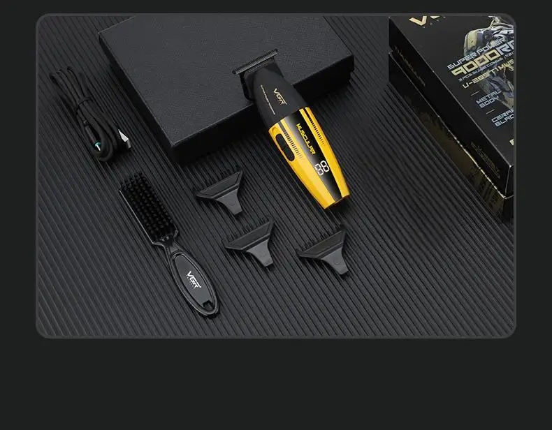 VGR Haarschneider Professionell Haarschneidemaschine Elektrisch Haarschneidemaschinen Kabellos Friseur Haarschnitt Wiederaufladbar Trimmer für Männer V-285 – Detail 17