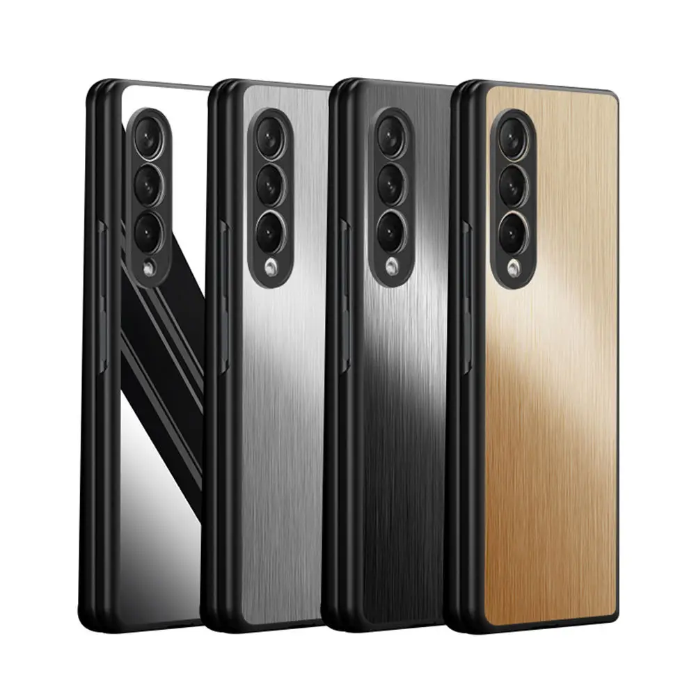 For Samsung Fold 5 Aluminum Metal Case For Samsung Galaxy Z Fold 5 fold 4 3 2 Flip 3 4 Ultra-thin Shockproof Cover Fundas