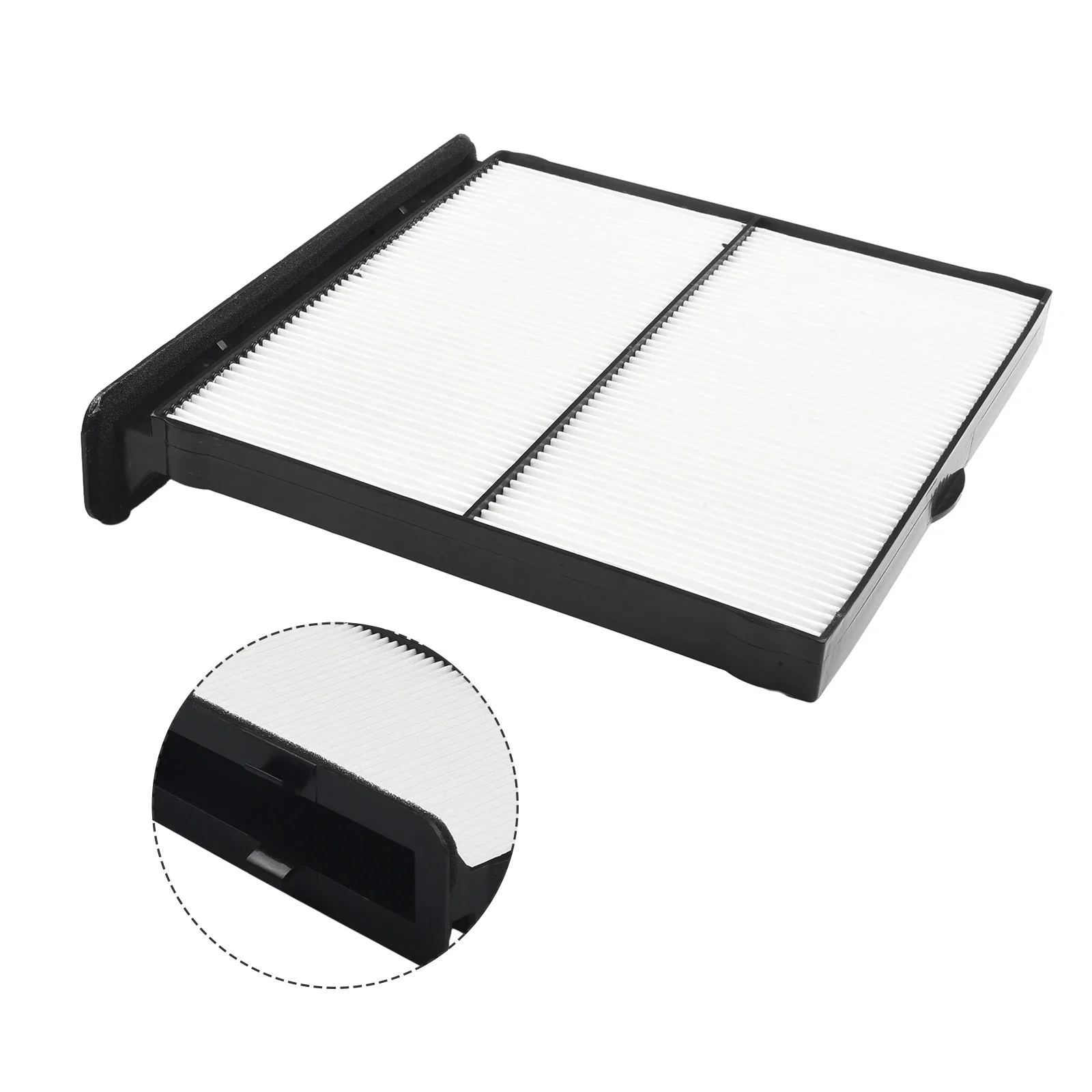 Reliable Car Cabin Air Filter  White And Black Color  Fits Perfectly With Manufacturer Part Number 72880FL000  Front Placement