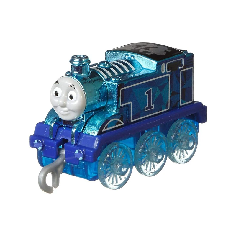 Thomas e Friends trem brinquedo para menino, motor de metal, moedas colecionáveis, presente para aniversário, pista mestre, 75 ° aniversário