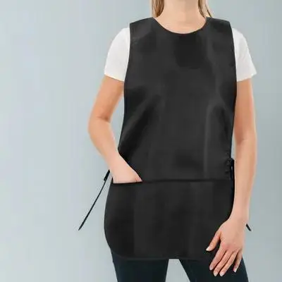 

Barber Apron Hair Stylist Unisex Hairdressing Salon Apron with Pocket Washable Sleeveless Chef Barbecue Cleaning Workwear