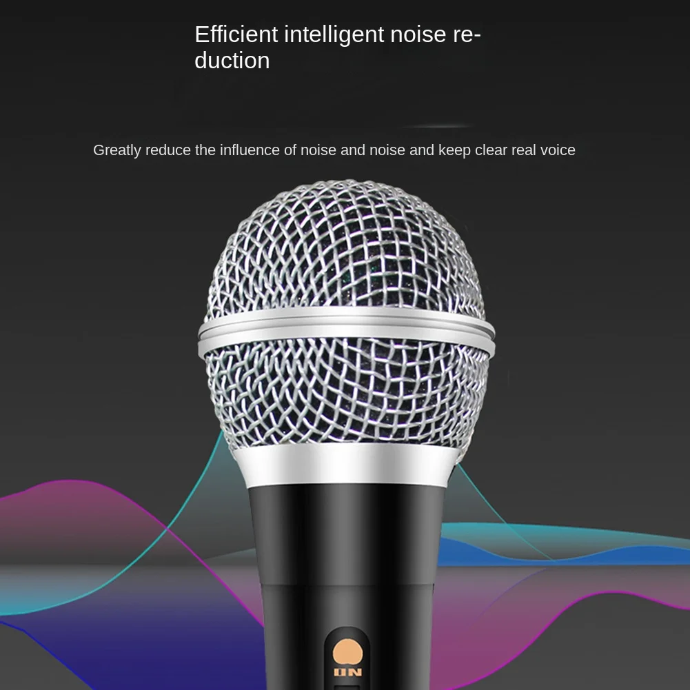 Handheld Professional Wired Dynamic Microphone Clear Voice Mic for Karaoke Vocal Music Performance