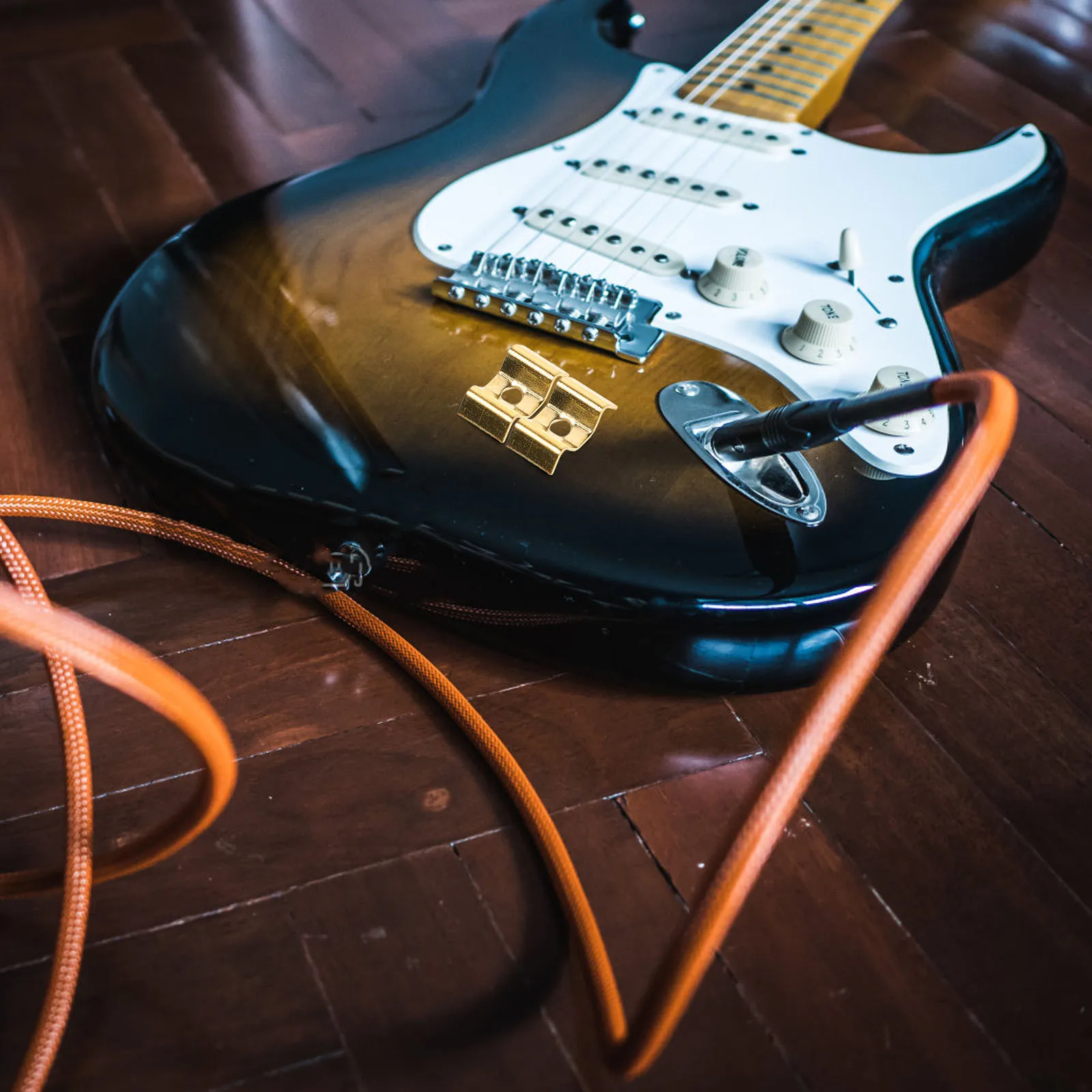 

5Sets Metal Vintage Style Guitar String Retainers Electric Guitar Style Stable Tuning String Trees