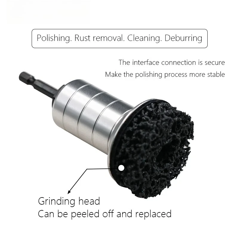 Wheel Hub Rust Removal Brush Brake Hub Surface & Stud Cleaning Maintenance Kit Brake Disc Rust Removal Tool for Hub Rotor Wheel view 4