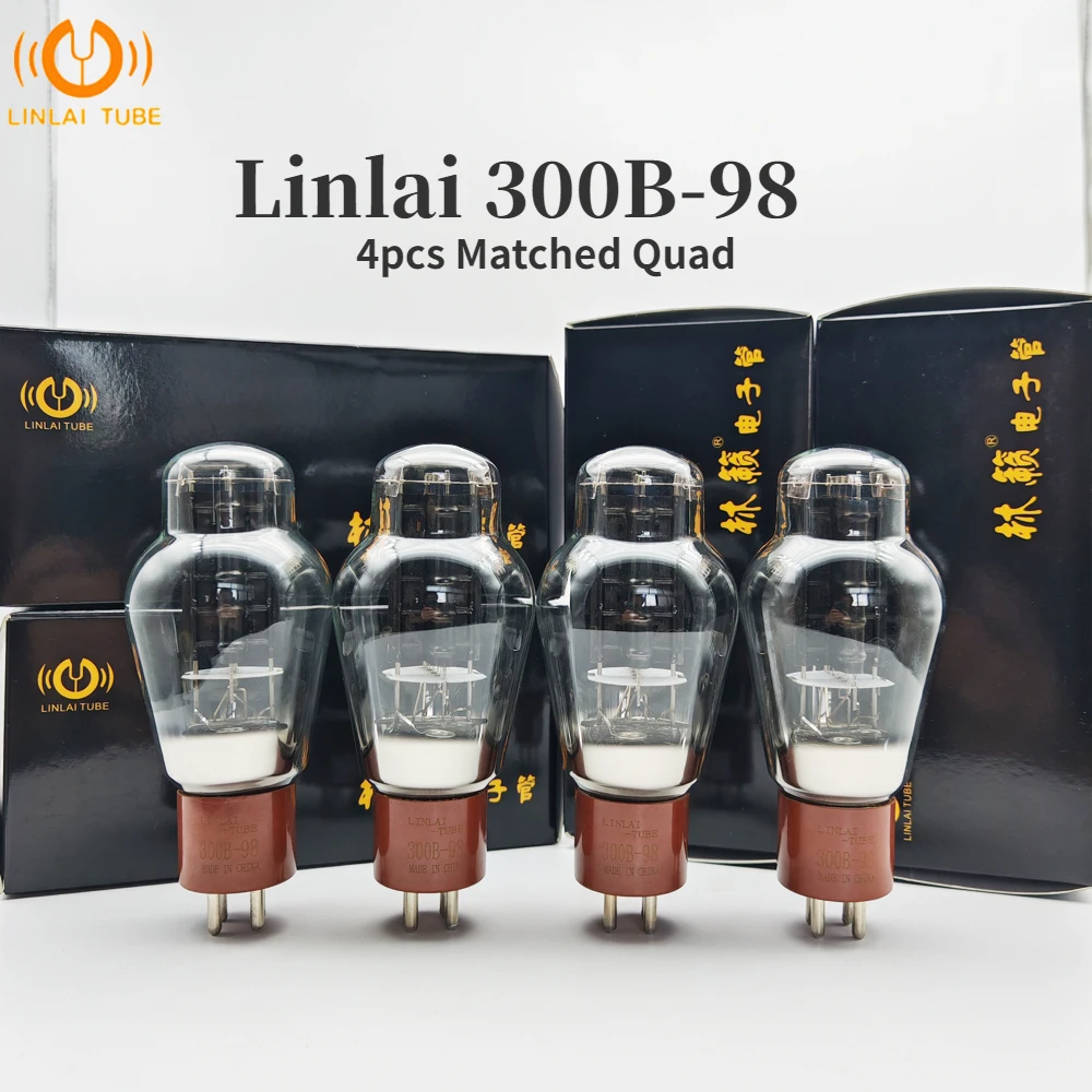 Linlai 300B-98 Vacuum Tube Replaces 300B 300BC 4300B 300B-T 300B-Z WE300B E300B Paired Amplifier HIFI Audio Vacuum Tube