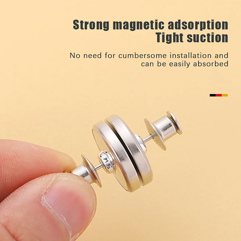 4Pairs Curtain Magnetic Button Detachable Curtain Strong Magnetic Fix Fastener Clip Adjustment Curtain Close Magnet Buckle