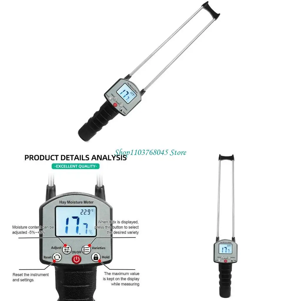 

R53F Digital Moisture Meter Moisture Tester for Realtime Monitoring