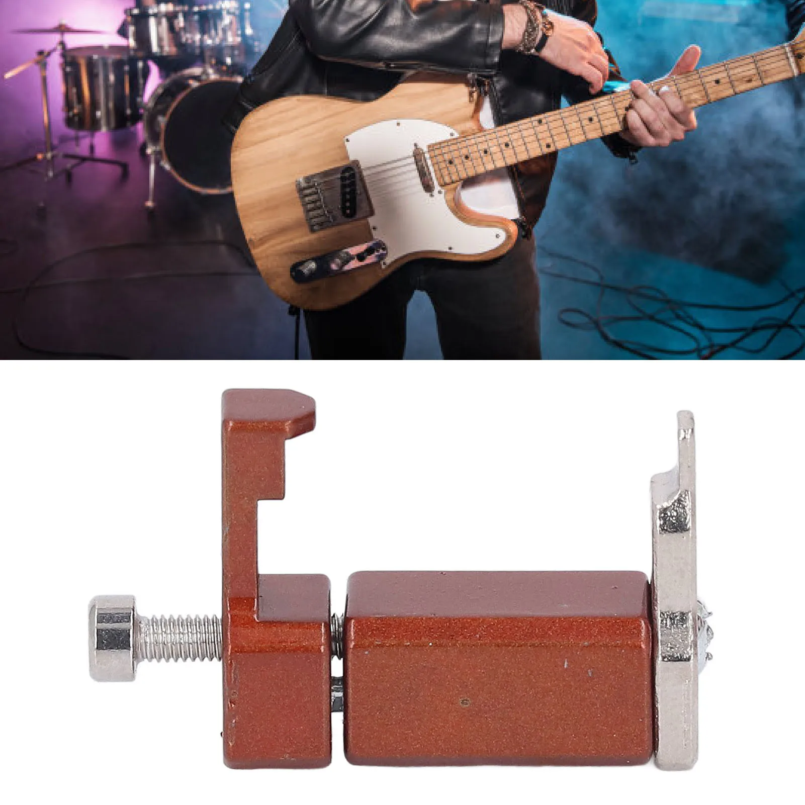 

Guitar Bridge Intonation Tool Zinc Alloy Electric Guitar Tremolo Bridge Intonation Adjuster with 1 x Guitar Bridge Intonation