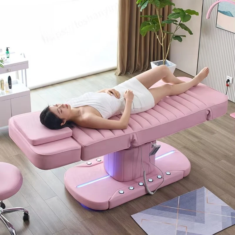 

Кушетка для салонов красоты: электрическая, изогнутая, для татуажа, микроблейдинга, наращивания ресниц и косметологических процедур