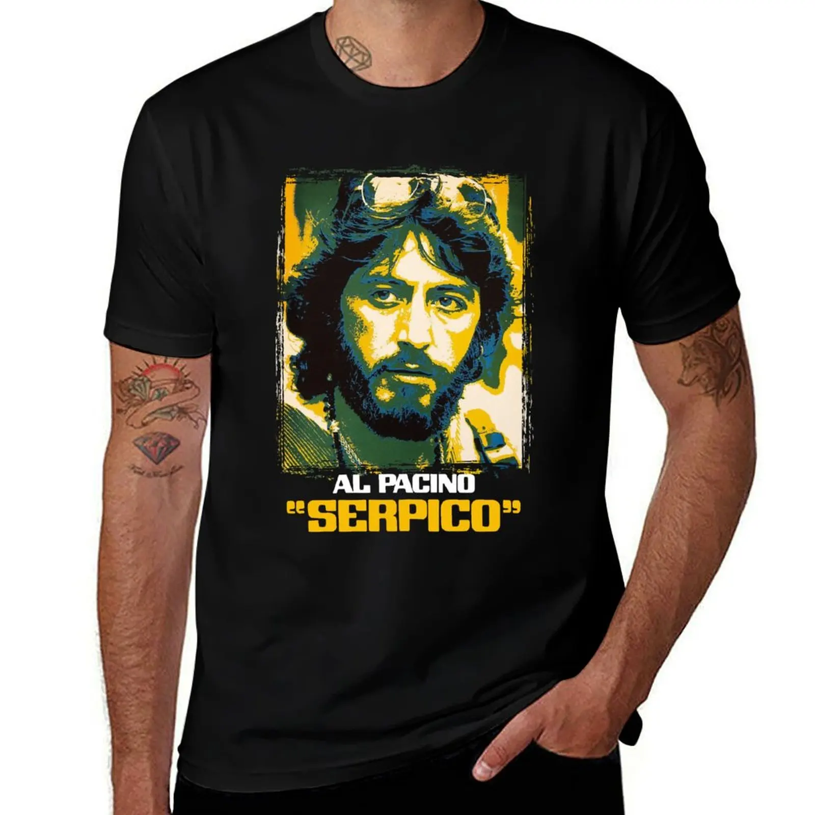 Serpico T-Shirt kawaii clothes baggy shirts customs for a boy Men's t-shirts