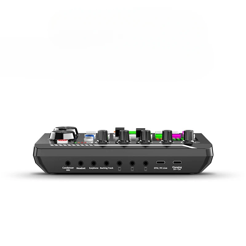 Puzzles de microphone rechargeables intégrés, carte son en direct, support de microphone, ensemble de diffusion en direct, F998