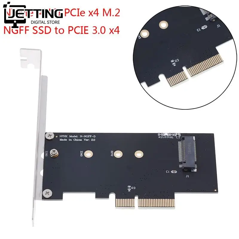 NVMe AHCI PCIe X4 M.2 NGFF SSD PCIE 3.0X4 Converter Adapter Card